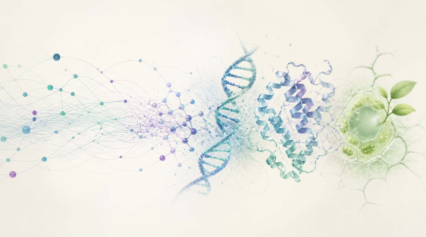 Artificial intelligence learning the language of DNA, proteins, and plant cells